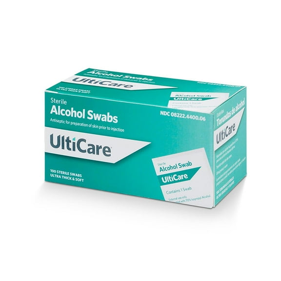 UltiCare Sterile Alcohol Swabs, 100 Count