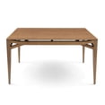 thumbnail image 5 of Herval 55" x 35" Rectangular Solid Wood Modern Dining Table in Oak, 5 of 13