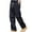 Black, variant on Yufatyle Black Casual Cargo Pants Men Drawstring Straight Leg Loose Fit Trousers Pockets Fashion Streetwear Work Pants M