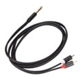 thumbnail image 4 of Cable ANGGREK de 1/4 a 2 Chapado en Oro 6.35 mm Macho a 2 Cables Macho Para Altavoz, 4 of 7