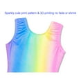 thumbnail image 5 of Gymnastics Leotards for Girls Colorful Size 5-6 Years Old Sparkly Practice Dance Unitards, 5 of 7