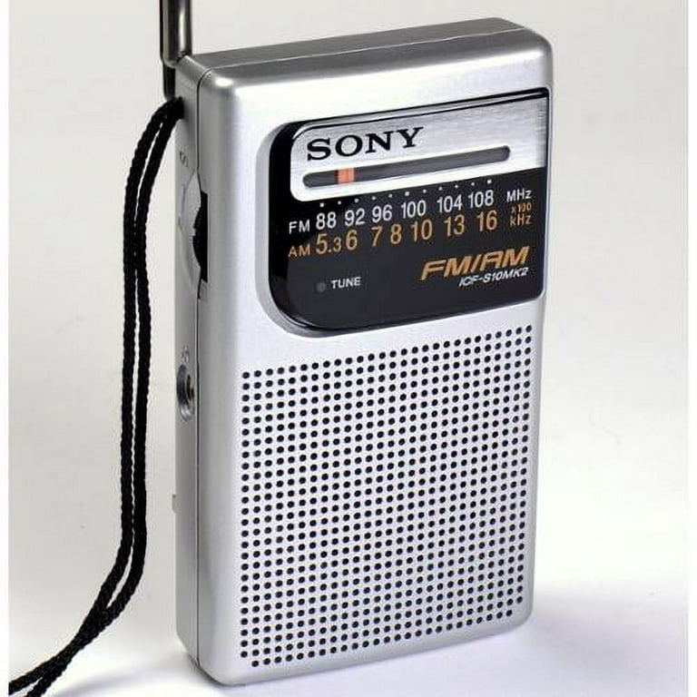 NEW** Sony ICF-S10MK2 Portable Pocket AM/FM Radio - FREE S&H