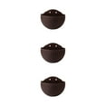 thumbnail image 3 of Maytalsory Wall Plastic Pot For Easy Installation And Wide Usage ABS Plastic Flowerpot Flower Pot Widely Used Drainage Coffee 3Set, 3 of 6
