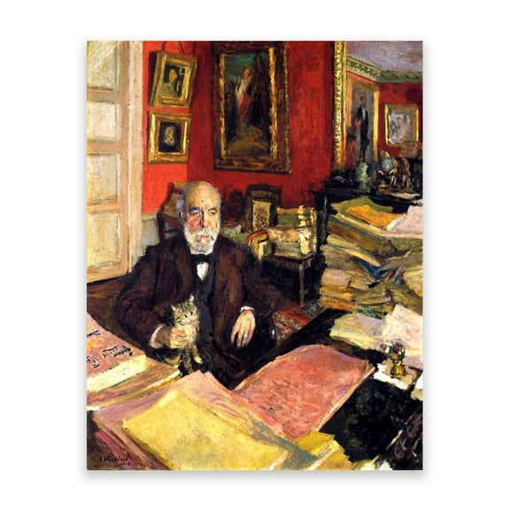 Edouard Vuillard Famous Paintings Reproductions- Abstract Painting- Printed on Canvas- Living Room Home Decoration Modern Art Painting (in the study)