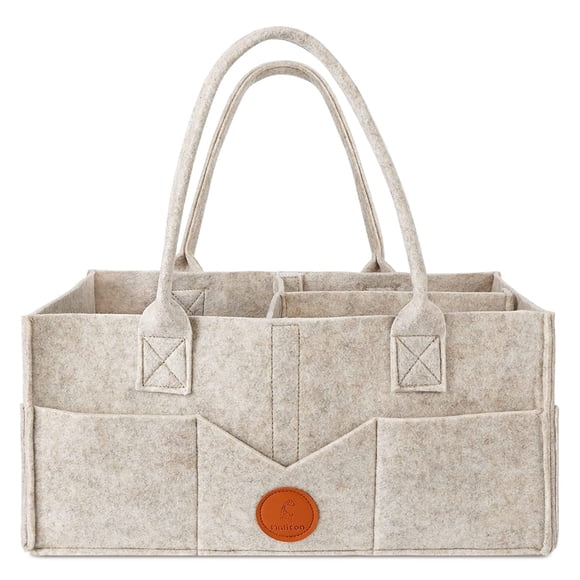 Caddy para pañales Caddy para mesa de cambio Caddy para pañales con asa Caddy para pañales de fieltro Caddy para pañales en interior y exterior