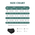 thumbnail image 2 of voenxe Cotton Underwear Women Hipster Brief Panties,Breathable Women's Full Coverage Bikini,Soft Workout Ladies Undies,5 Pack, 2 of 4