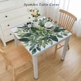 thumbnail image 2 of nygtbtfer Floral Eucalyptus Round Tablecloth  Stainproof Tablecloths, Wipeable Table Cloth Wrinkle-Free for Dining/Party/Wedding Spring Summer Greenery Plant Rustic Plaid, 2 of 7