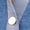 Blue, variant on Miluxas Women's Summer Short Sleeve Tops Button-Up Collared Shirts with Linen and Denim Contrast Collar Trendy Business Casual Tunic Blouse Wine