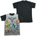 thumbnail image 2 of DC Justice League Assemble Unisex Adult Halloween Costume Sublimated T Shirt, 2 of 4