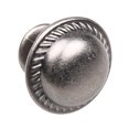 thumbnail image 2 of GlideRite 1-1/8 Inch Rustic Round Rope Cabinet Knobs, Weathered Nickel Pack of 10, 2 of 5