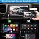 thumbnail image 2 of Double Din Car Stereo Compatible with Apple Carplay/Android Auto, 7 Inch Full HD Capacitive Touchscreen - Bluetooth, Backup Camera, Mirror Link, Steering Wheel, Subwoofer, USB/AUX, FM, Car Radio, 2 of 5