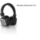 thumbnail image 2 of Injueey Auriculares inalámbricos Estéreo Auriculares Soporte FM Plegable con micrófono Auricular Reducción de ruido Teléfono Auriculares Cables de audio/vídeo Marrón, 2 of 6