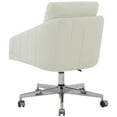 thumbnail image 4 of SAFAVIEH Couture Blayke Boucle Mid Back Adjustable Desk Chair, Ivory/Silver, 4 of 6