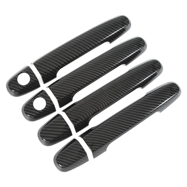 Cubierta de manija de puerta exterior Bling Bling Estilo de fibra de carbono para Camry 2002-2006 Yaris 2007-2011 Corolla 2003-2011
