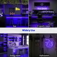 thumbnail image 6 of LED Neon Rope Light, Blue 12V Silicone Neon Rope Light, 16.4Ft/5M Waterproof Flexible DIY Cuttable LED Strip Lights for Bedroom Party Festival Indoor Outdoor Decoration (Power Adapter not Included), 6 of 6