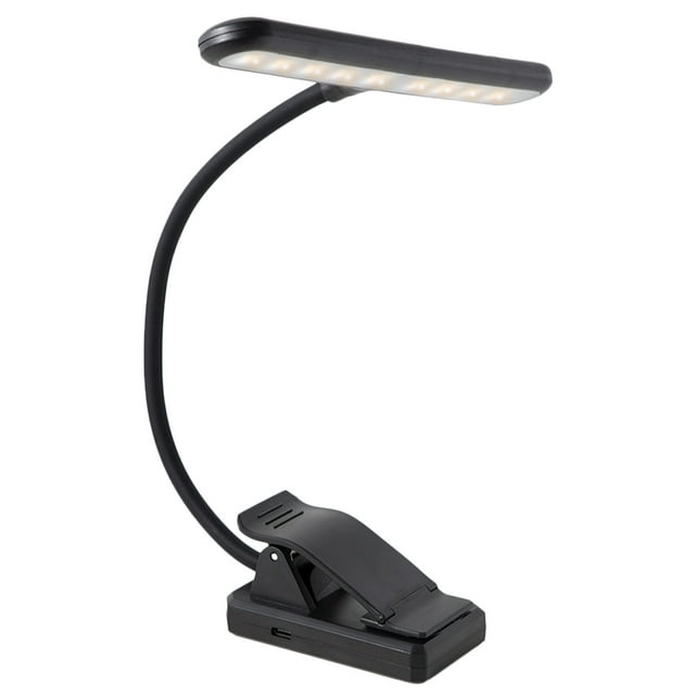 EeaseCA Lampe à Clipser Dimmable Rechargeable 27-LED Piano Partition Musicale