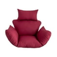 thumbnail image 2 of S SERENABLE Coussin de Chaise Oeuf Coussin de Siège Suspendu pour Balcon Familial Loisirs de Plein Air Rouge, 2 of 9