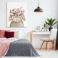 thumbnail image 2 of Stupell Industries Soft Bunny & Flowers Canvas Wall Art design by Anna Lischenko, 48 x 36, 2 of 7