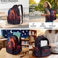 thumbnail image 3 of Yspwyqan Galaxy Wolves Kids Backpack Set, 600D Polyester Large Capacity Backpack Lunch Bag Pencil Case Water Bottle Bag, Back To School Supplies For Boys Girls Ages 8-15, 3 of 7