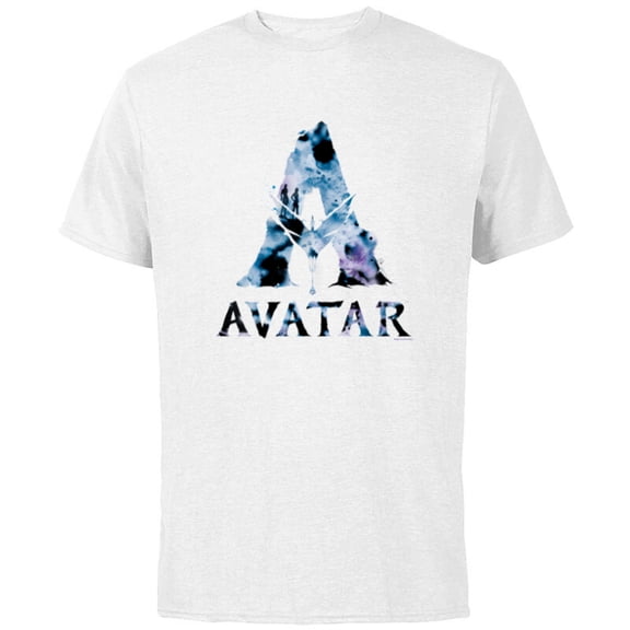 Avatar Banshee A Logo with Jake Sully and Na’vi Neytiri - Short Sleeve Cotton T-Shirt for Adults - Customized-White