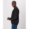 thumbnail image 3 of Hanes Ultimate Men's Heavyweight Fleece Crewneck Sweatshirt Black S, 3 of 7