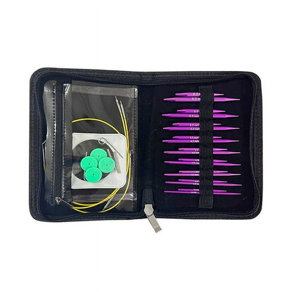 Crochet Hook Circular Knitting Needles Set DIY Art Craft Weaving Sewing Stitches Tools Crochet Needle Knitting Tools A