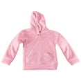 thumbnail image 2 of Fleece Hoodie Long Sleeve Pink Sweatshirt Girls Casual Loose Girls Pullover Girls Clothes Size 7-8 Years, 2 of 4