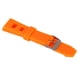 thumbnail image 3 of Correa de reloj de 20 mm con hebilla de silicona Correa de reloj impermeable a prueba de sudor (naranja), 3 of 8