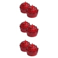 thumbnail image 1 of MesaSe 3 Pcs Lampe sur Pied à Intensité Réglable Lampes Lumière de Salon Bougie Rouge, 1 of 8