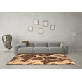 thumbnail image 3 of Ahgly Company Indoor Rectangle Abstract Brown Modern Area Rugs, 7' x 9', 3 of 4