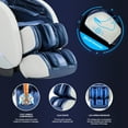thumbnail image 4 of Full Body Massage Chair/Recliner Zero Gravity ,Shiatsu with Bluetooth, Heat Therapy, SL-Track,blue, 4 of 8