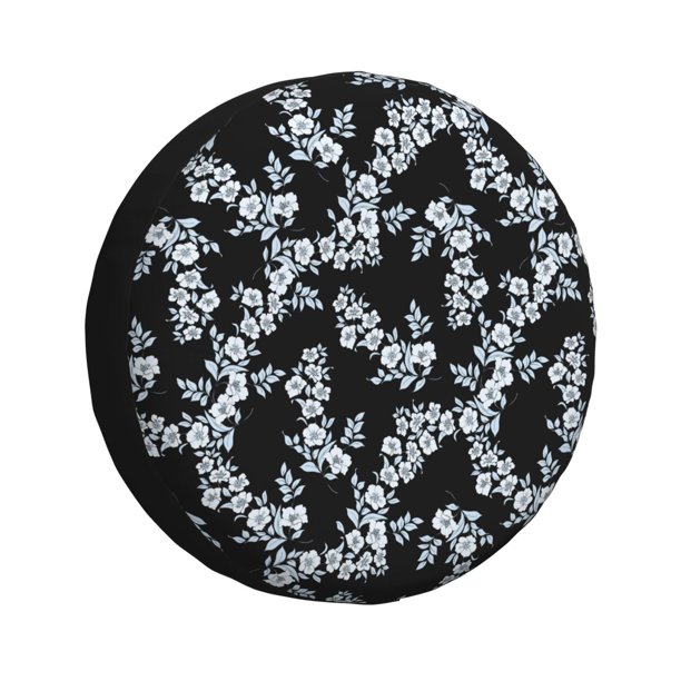Balery Flower Cubiertas para Neumáticos - Protector Resistente para Neumáticos de Camioneta, SUV, Remolque, Camper y RV-17 inch