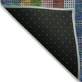 thumbnail image 3 of Addison Rugs Chantille Indoor/Outdoor Transitional Plaid Navy Washable Rectangle Rug, 5' x 7'6", 3 of 6