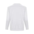thumbnail image 3 of Luxtrada Adult Fleece Crewneck Sweatshirt for women men (White,L), 3 of 7