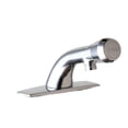 thumbnail image 2 of Chicago Faucets 857-E12-665Pshab Ecast Deck Mounted 4" Centers Lavatory Metering Faucet -, 2 of 2