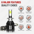 thumbnail image 6 of For GMC Acadia 2007 2008 2009 - 2011 2012 - 6X LED Headlight + Fog Light Bulbs, 6 of 12