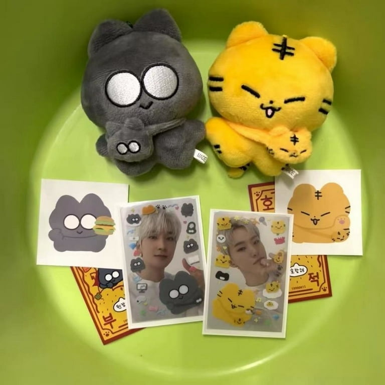 Kpop Idol Seventeen Plush Dolls WONWOO KKAMAEORKK HOSHI Tiger