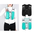 thumbnail image 6 of figatia Vest Water Pack for Men Women with Gym Bottle Running Vest Breathable Lightweight for Biking Jogging Mountaineering Blue, 6 of 8