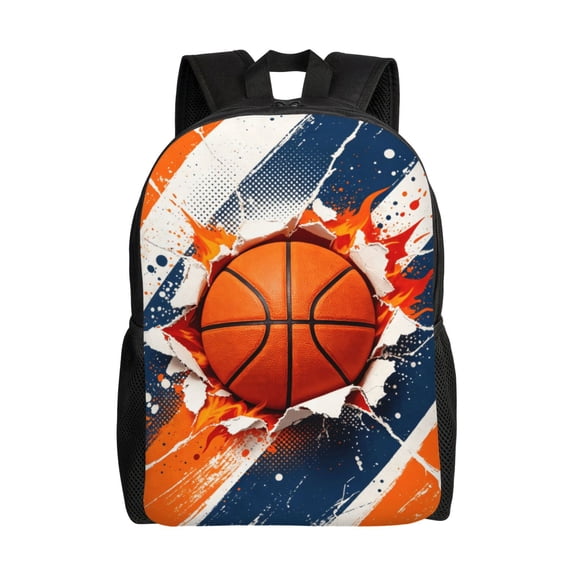 Basketball Backpacks Travel Laptop Backpack Lightweight Bookbags Casual Daypack