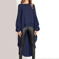 thumbnail image 2 of Babysbule Ensemble de Hauts pour Femmes Automne Plus Ventes Chandail à Manches Longues en Chiffon Irrégulier Mode de Rue Élégante, 2 of 6