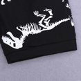 thumbnail image 4 of TOWED22 Infant Baby Boy Clothes Summer 2pcs Round Neck Short Sleeve Tee Pocket Rolled Shorts Truck Dino Outfits(Black,1-2Y), 4 of 9