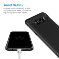 thumbnail image 6 of Galaxy S8 Plus Case, JETech Protective Case Cover with Shock-Absorption and Carbon Fiber Design for Samsung Galaxy S8 Plus (Black), 6 of 7