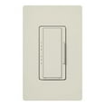 thumbnail image 2 of lutron maestro electronic low voltage digital fade dimmer switch, multi-location, 600-watt, maelv-600-la, light almond, 2 of 2