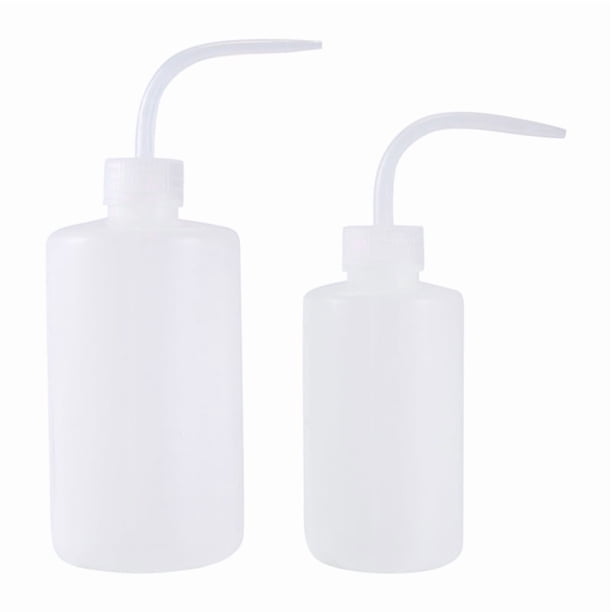 Paquete de 2 de Flores Suculentas de Flores de Plantas Botella de PláStico de Boca de Pliegue de Boca de Pliegue - 250 Ml y 500 Ml