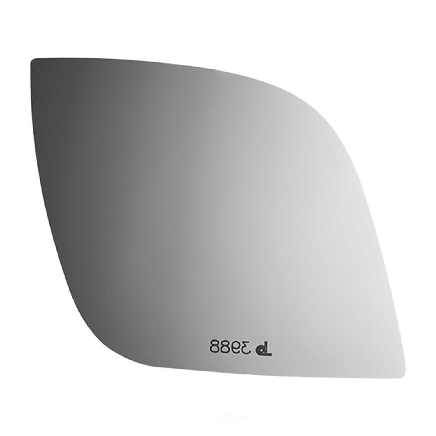 Burco Side View Mirror Replacement Glass - Clear Glass - 3988