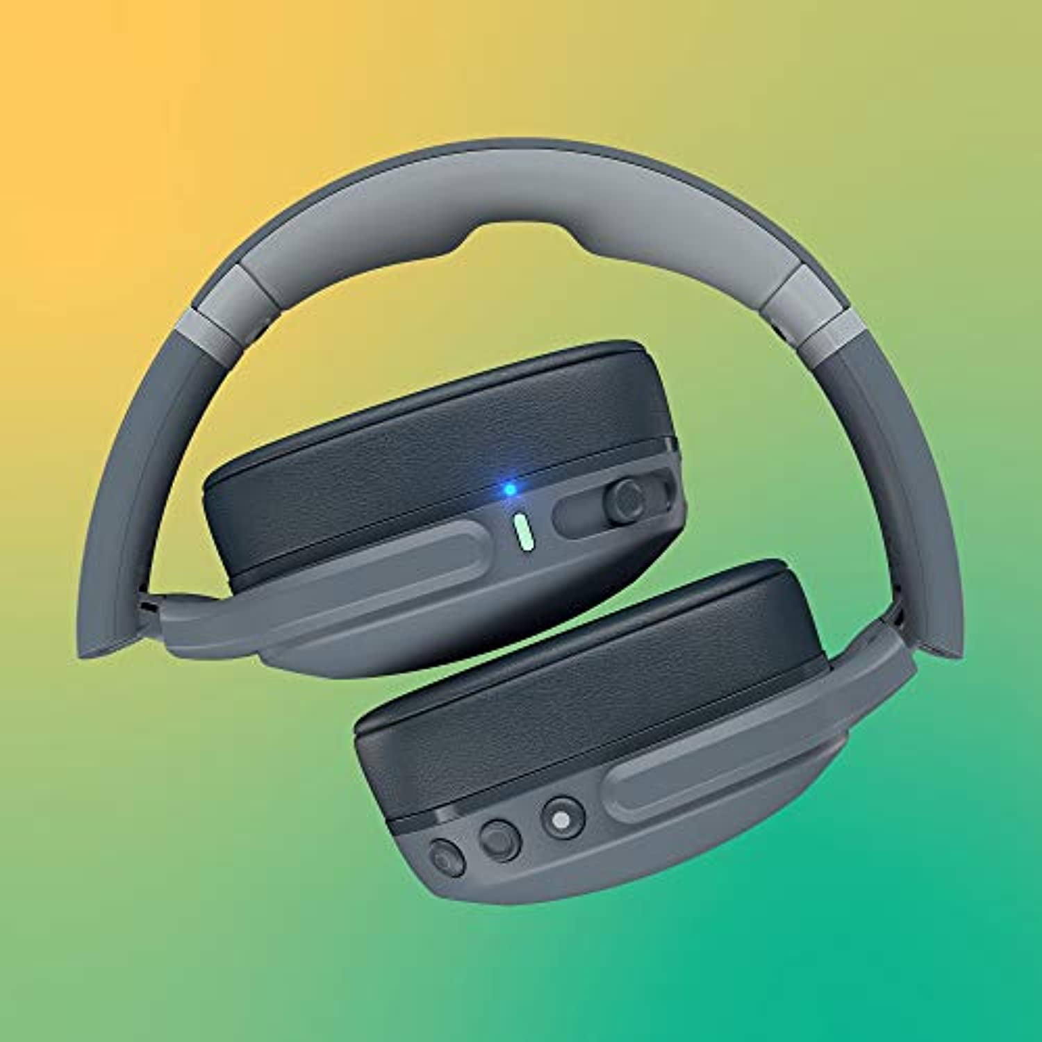 Skullcandy Crusher Evo Wireless Over-Ear Headphones, Chill Grey