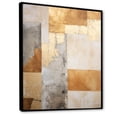 thumbnail image 2 of Designart "Zen Art Of Modern Scandinavian In Beige And Gold I" Modern Scandinavian Floater Framed Canvas Prints, 2 of 5