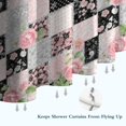 thumbnail image 6 of Pioneer Flower Floral Print Pattern Shower Curtain 84"x72", Bathroom Decorative Shower Curtain Set with 12 Hooks, Waterproof Washable, 6 of 6