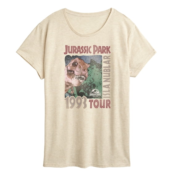 Jurassic Park - Isla Nublar 1993 Tour Short Sleeve Graphic T-Shirt