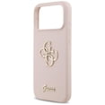 thumbnail image 2 of Guess Liquid Silicone 4G Metal Logo Case for iPhone 17 Pro Max 6.9" Pink - GUHCP17XSC4GSMP, 2 of 7